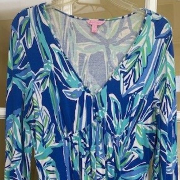 LILLY PULITZER RENATA VNECK TUNIC DRESS - Picture 6 of 6